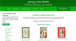 Desktop Screenshot of jennywrenbooks.com